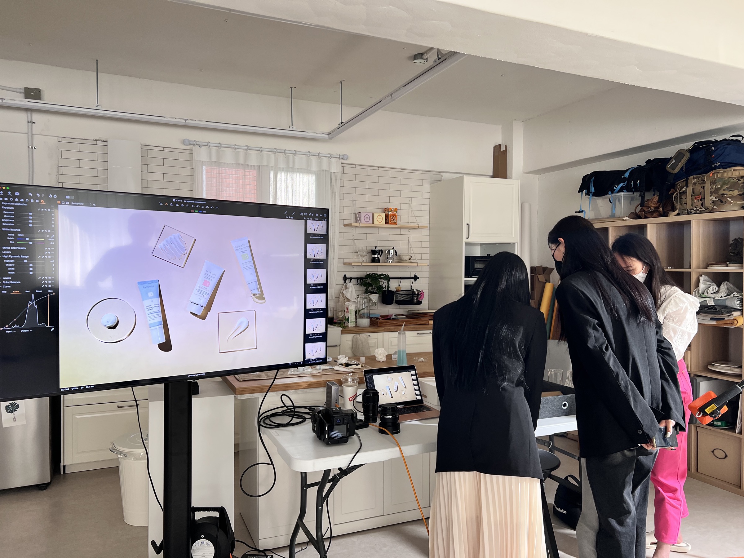 Live monitoring — on set